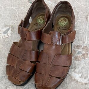 Earth Shoe Gelron 2090 Men Brown Sandals sz 11